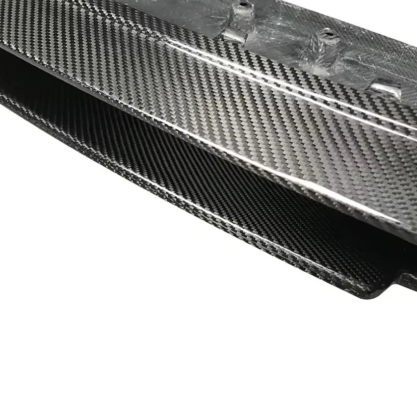 V Style Dry Carbon Fiber Body Kit Rear Bumper Diffuser Lip for  R8 Carbon Fiber 2017-2019